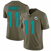 Nike Dolphins 11 DeVante Parker Olive Salute To Service Limited Jersey Dzhi,baseball caps,new era cap wholesale,wholesale hats